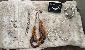 Random Costume Jewelry Lot of Rings, Necklaces, Bracelets, Pendants, Sets