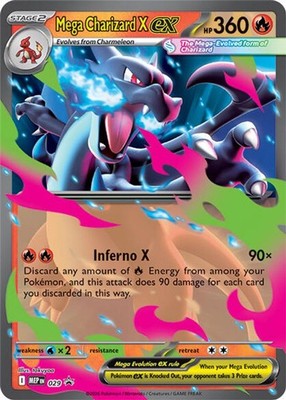 Pokemon Mega Charizard X ex (29/65) Mega Evolution Promo NM HOLO