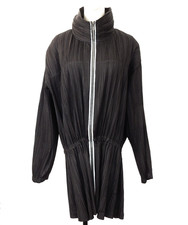 Vintage 1990 Issey Miyake Pleated Zipper Jacket szM