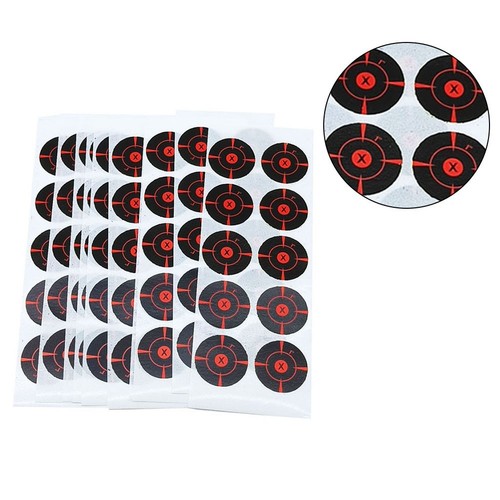 Target Paper Target Stickers Outdoors 100 × 100Pcs/Pack 1Inch Cover-Up ...