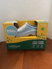 Totes Women's Ultra Tough Super Comfy Lightweight Durable Clog, Size 7 NIB, New