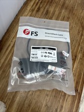 FS SFPP-PC005 0.5m 2ft 10G SFP Passive Direct Attach Copper Twinax Cable NEW