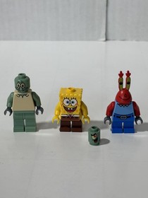 LEGO SpongeBob 3825 Krusty Krab Complete Set All Minifigures Display Ready