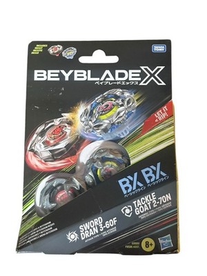 Hasbro Takara Tomy Beyblade X Sword Dran 3-60F Tackle Goat 2-70N