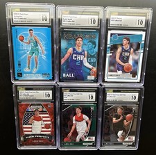 6 card Lamelo Ball RC Lot 2020-21 Variation CSG 10 Gem Mint Prizm More Ice