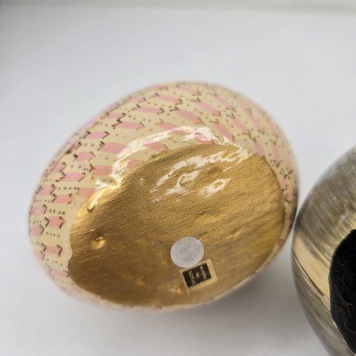 Lot vintage de 2 boîtes à bibelots laqués peintes à la main lapin lapins vintage - Photo 15/16