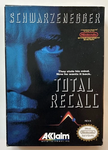 Total Recall (Nintendo Entertainment System, NES, 1990) Akklaim CIB & Tested