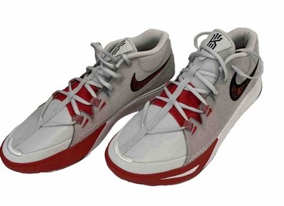 Nike Kyrie Flytrap 6 Men's Sz 10 White Red Black Athletic Shoes (DM1125-002)