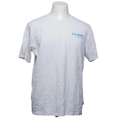 Cube, T-shirt, Größe: L, Weiß, Bio-Baumwolle, Print, Herren #u9p