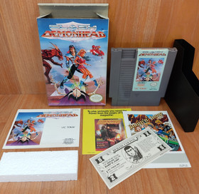 MINTY BOX CIB Clash at Demonhead complete in nintendo nes collector qual lot VGC