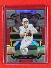 2023 Panini Select Clayton Tune #2 Concourse Silver Prizm Die-Cut Rookie (RC)