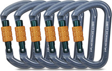 Heavy-Duty Auto Locking Asymmetrical Carabiner for Climbing and Outdoor Use