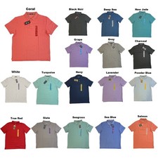 Members Mark Stretch Lightweight Cotton Men's Pique Polo Classic Fit Shirt
