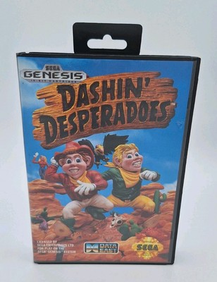 Dashin' Desperadoes Sega Genesis 1993 CIB with Manual Complete in Box