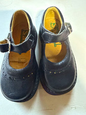 S P Girls Black Mary Jane Dress Shoes Buckle Strap Round Toe US 5
