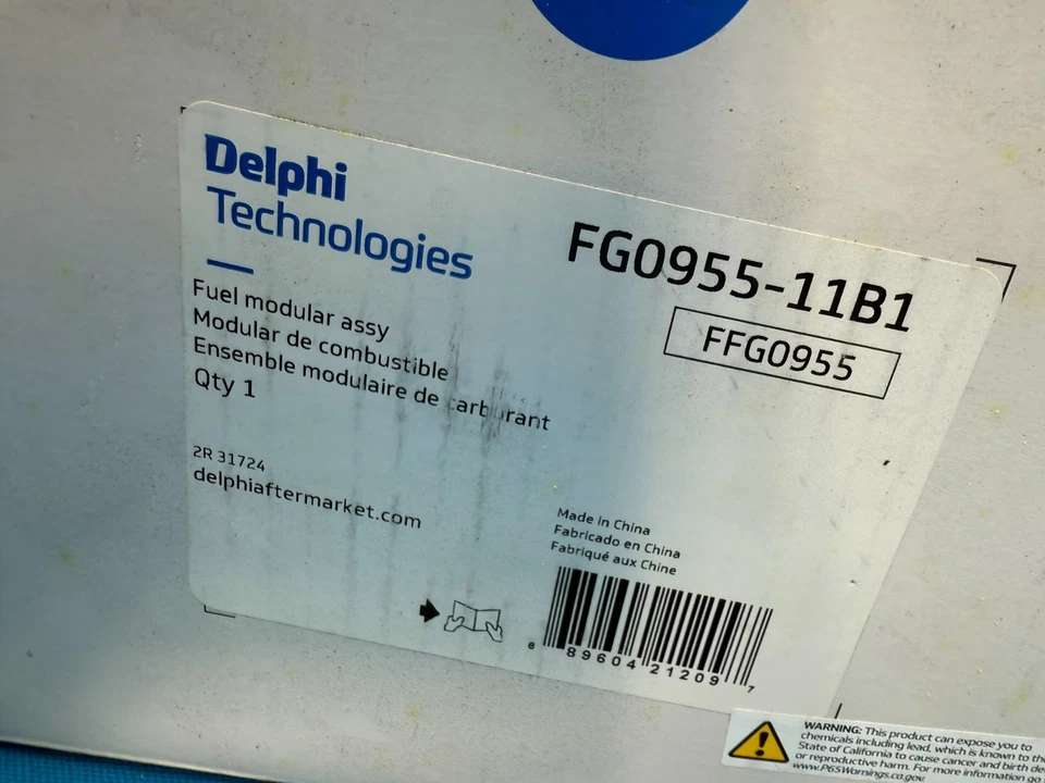 Conjunto de módulo de bomba de combustible Delphi FG0955 para Chevrolet Malibu 2007-2008 Foto 2 de 3