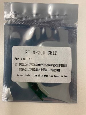 Reset Chip f. Ricoh Toner Cartridge SP201 SP20x, SP220x, SP21x