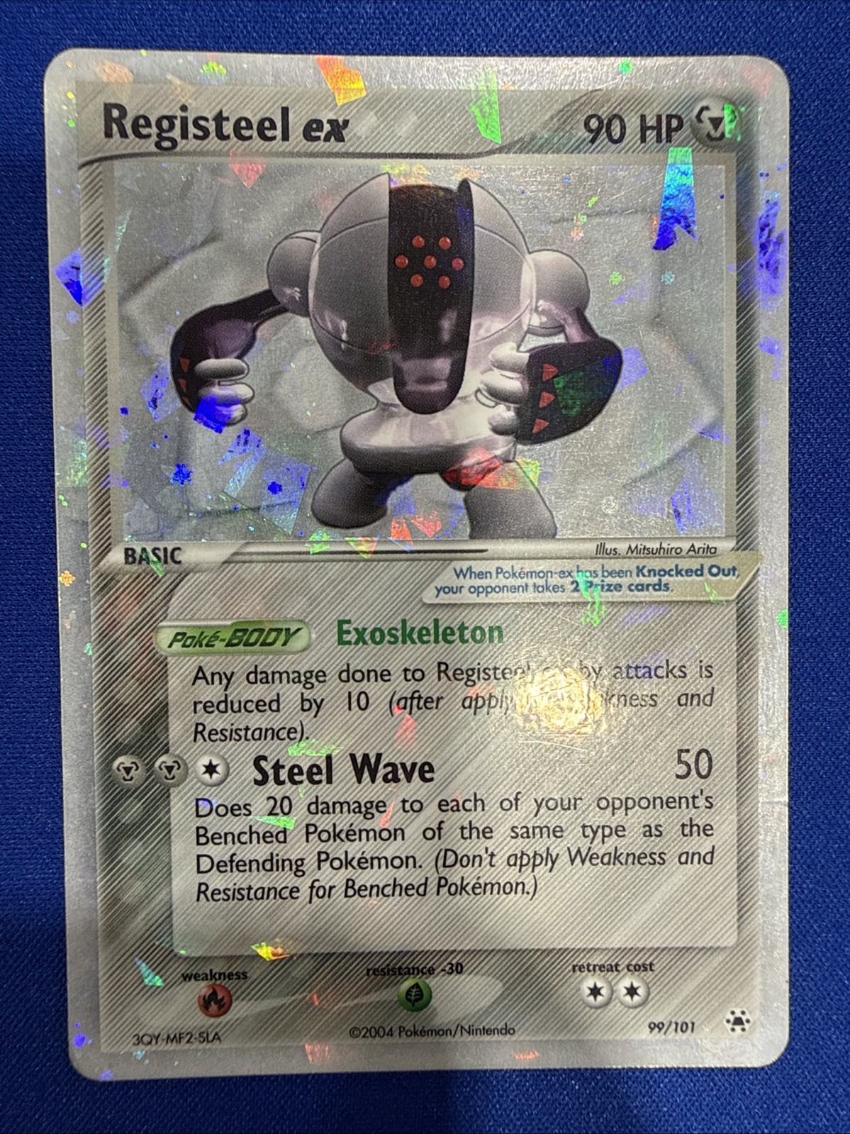 Pokémon TCG Registeel EX 99/101 Hidden Legends Cracked Ice Holo Rare 