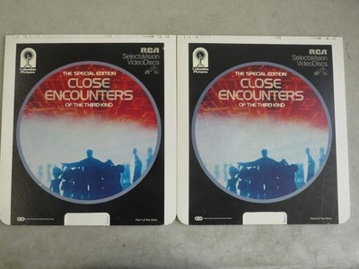 Close Encounters part 1&2 (1977) Vintage CED RCA SelectaVision