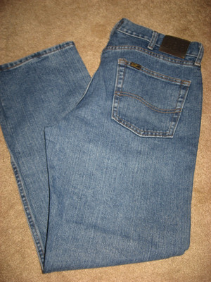 Mens LEE Regular Fit Jeans 34 x 30