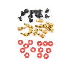 36PCS Computer PC Screw Standoffs Kit Case For Motherboard Case Hard Disk Fan UK
