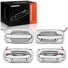 A-Premium 4PC Chrome Exterior Outer Door Handles Chevy Silverado GMC Tahoe Subur