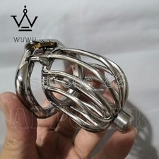 Stealth Lock Chastity Cage Stainless Steel Male Chastity Device Restraint