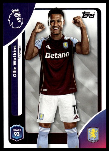 2025 Topps Premier League Ollie Watkins #33 card