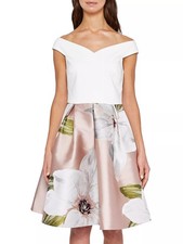 Ted Baker Valtia Chatsworth Floral Jacquard Dress 2/M