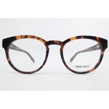 Nine West NW5073 214 Tortoise Round Eyeglass Frames Brown 49-20-135 Designer