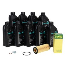 9L ORIGINAL AMG 0W40 Motor&ouml;l + MANN &Ouml;lfilter f&uuml;r MERCEDES W212 63AMG M157 M278