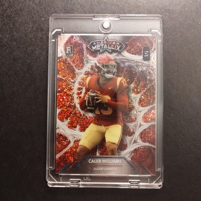#1/1 Caleb Williams Rookie Red Fractal Sparkle 2023 Wild Card Metallix Bears