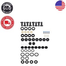 Complete 6mm Faucet Repair Kit Compatible with T S Brass - Durable Rubber Parts