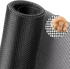 Pet Proof Window Screen Replacement 48"x100" Adjustable Thicken Charcoal...