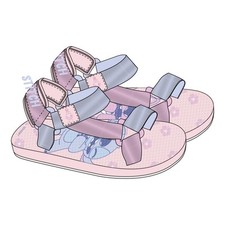 Chanclas Casual Stitch ROSA - T032 | FEMENINA CERDà