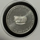 California Crown Mint Rare Collector Coin 1 Troy Oz .999 Fine Silver Round Medal