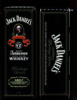 JACK DANIEL'S #7 MASH WHISKEY TIN (Q994) .750 ml HERITAGE SERIES LIMITED EDITION
