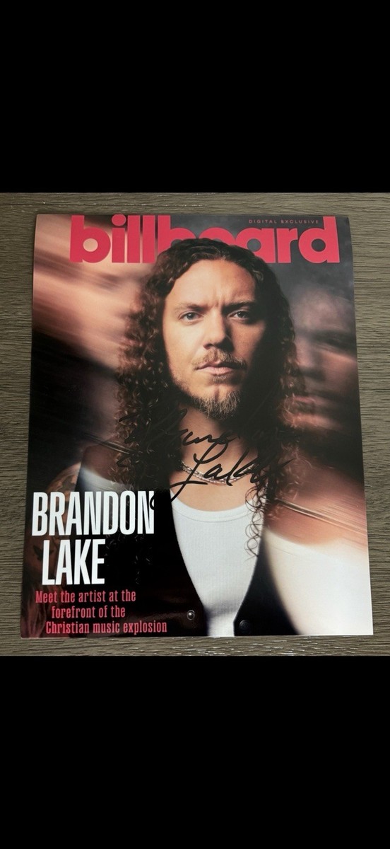 Brandon Lake Christian Music Artist Autographed Billboard Cover