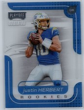 2020 Panini Chronicles #M-3 Justin Herbert Playoff Momentum SSD Rookies
