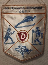 Wimpel SG Dynamo Zinnwald Ost Sachsen DDR Ostalgie Winter Sport 24cm AN144
