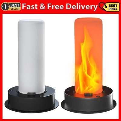 2 Pack Replacement Solar Light Tops with Flickering Flame,Waterproof Outdoor Sol