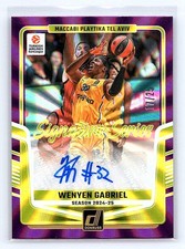 Wenyen Gabriel 2024-25 Donruss EuroLeague #SS-WEN Auto Purple Laser /25