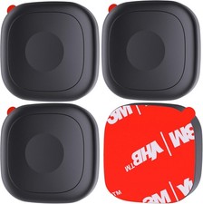 4 Pack for Tile Life360 Mate 2024/2022 Bluetooth Tracker Adhesive Black