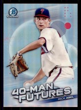 2021 Bowman Chrome #FMF-14 Mick Abel 40-Man Futures Philadelphia Phillies