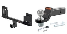 CURT Trailer Hitch Class 3 Tow Kit, 2in Ball Mount, Hitch Lock, Pin & Clip 13449