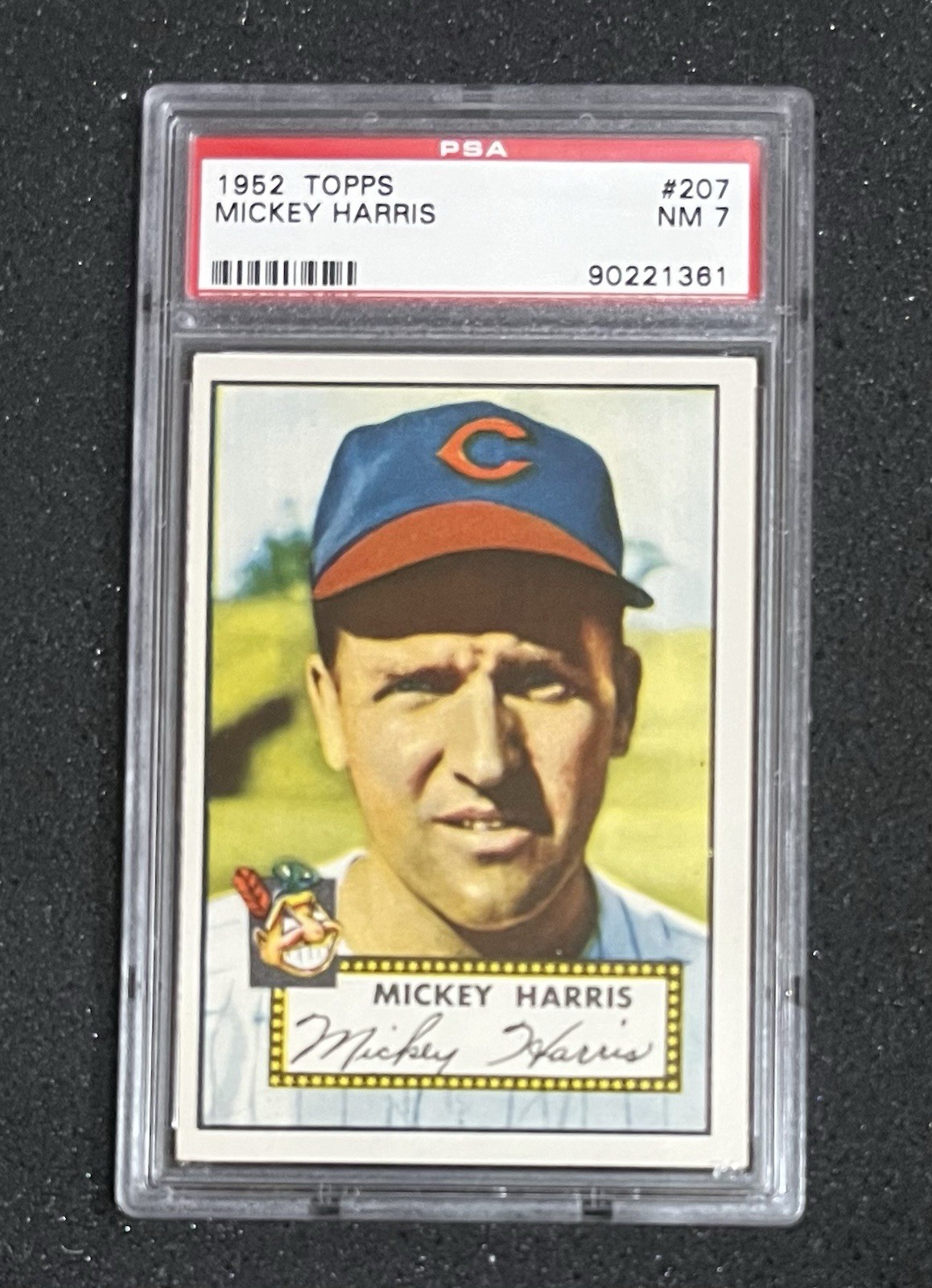 1952 Topps - #207 Mickey Harris - PSA 7