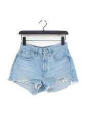 Pantaloncini donna Levi's W 26 colore blu 100% cotone tagliato