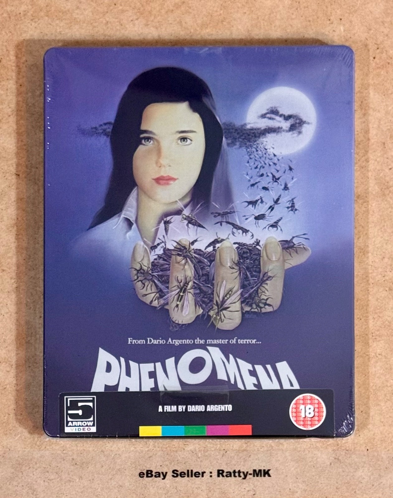 PHENOMENA - UK ARROW VIDEO EXCLUSIVE BLU RAY STEELBOOK - NEW & SEALED