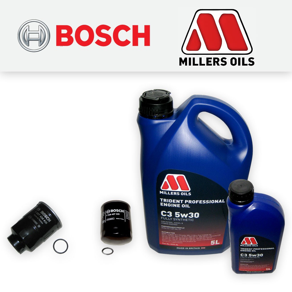 SERVICE KIT for SUBARU IMPREZA 2.0 D OIL FUEL FILTERS +5w30 LL OIL (2009-2012)