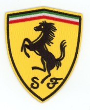 Ferrari F1 Racing Patch Vintage Scuderia Shield Iron-on Sew-on Badge